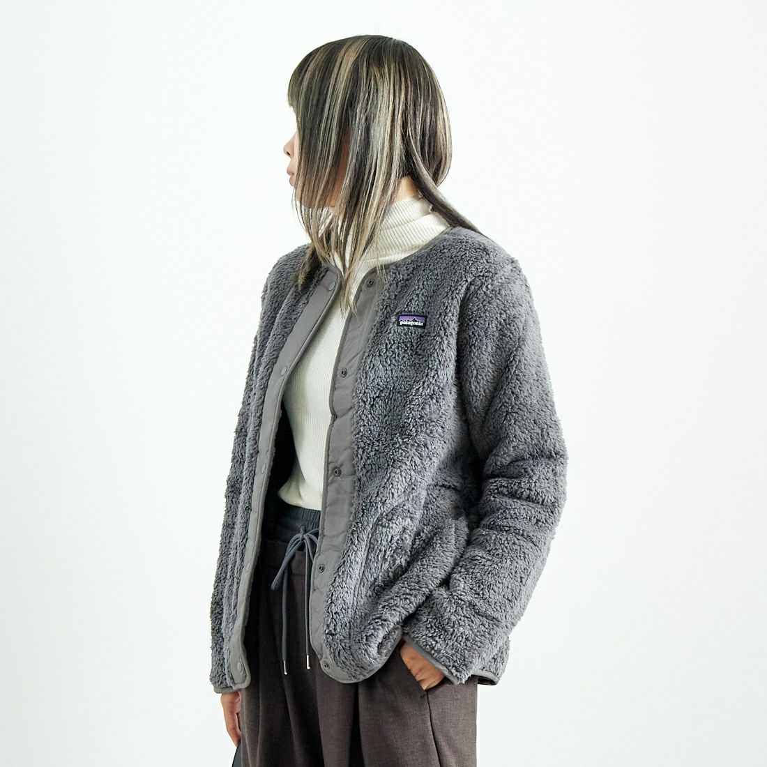 patagonia [パタゴニア] キッズ ロス ガトス カーディガン [65440] FGE &&モデル身長：167cm 着用サイズ：KID-XXL&&