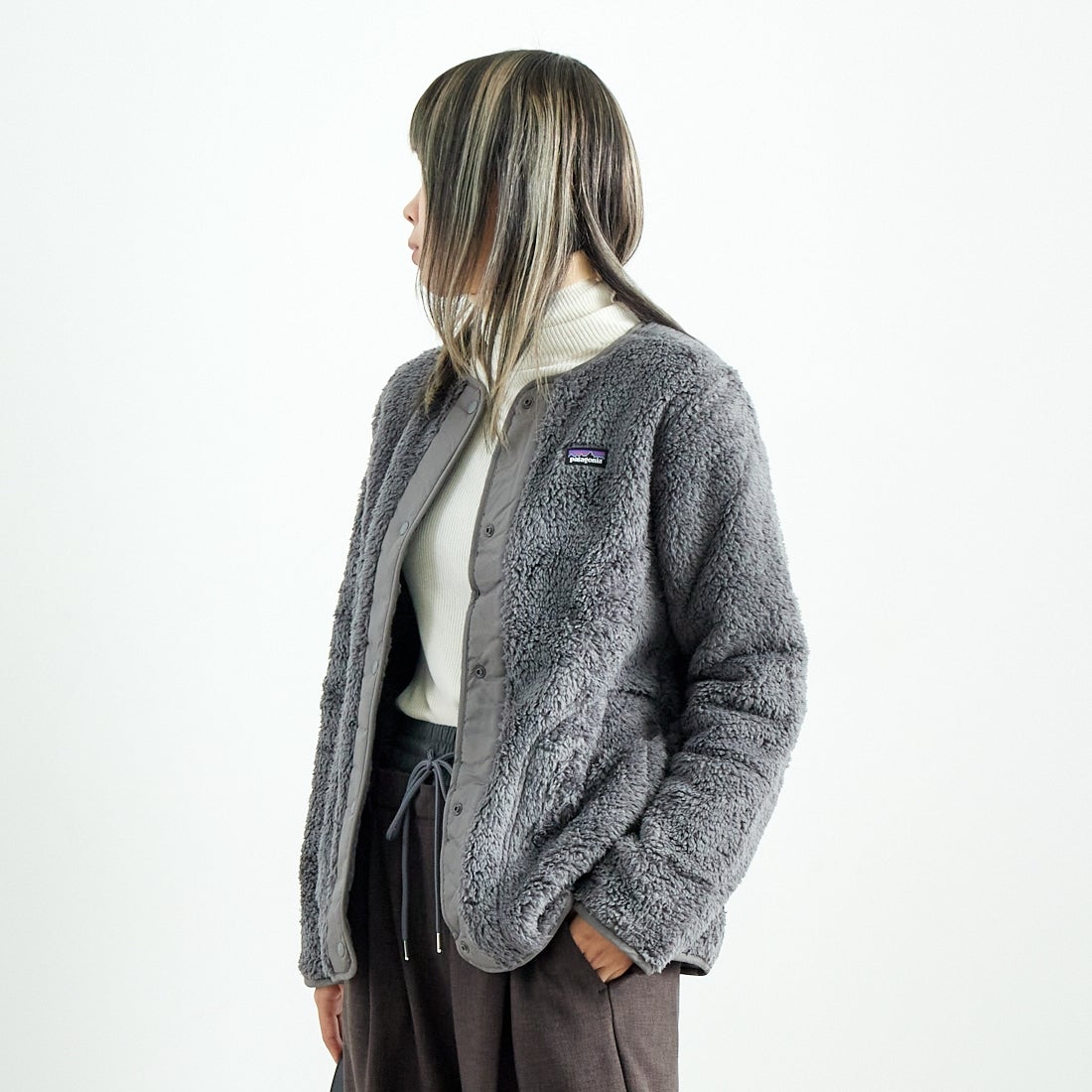 patagonia [パタゴニア] キッズ ロス ガトス カーディガン [65440] FGE &&モデル身長：167cm 着用サイズ：KID-XXL&&