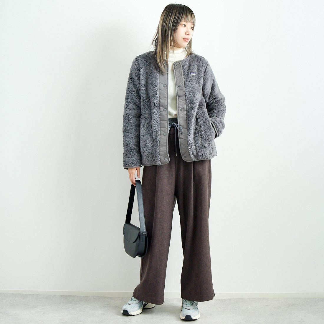 patagonia [パタゴニア] キッズ ロス ガトス カーディガン [65440] FGE &&モデル身長：167cm 着用サイズ：KID-XXL&&
