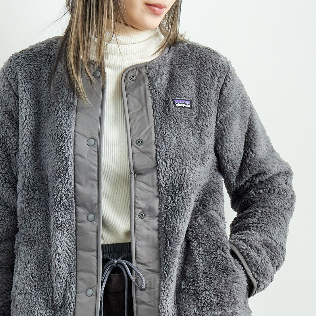patagonia [パタゴニア] キッズ ロス ガトス カーディガン [65440] FGE &&モデル身長：167cm 着用サイズ：KID-XXL&&