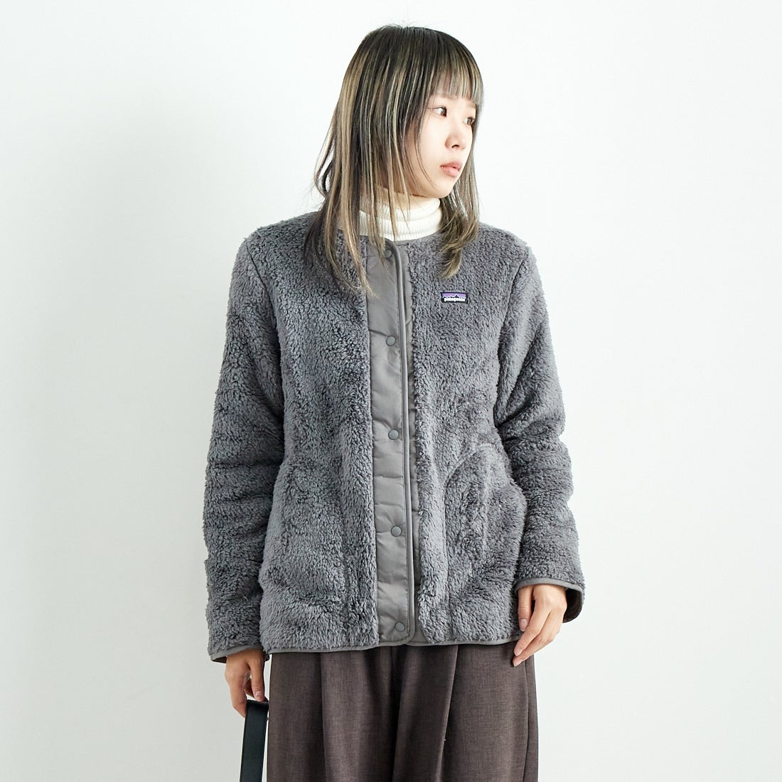 patagonia [パタゴニア] キッズ ロス ガトス カーディガン [65440] FGE &&モデル身長：167cm 着用サイズ：KID-XXL&&