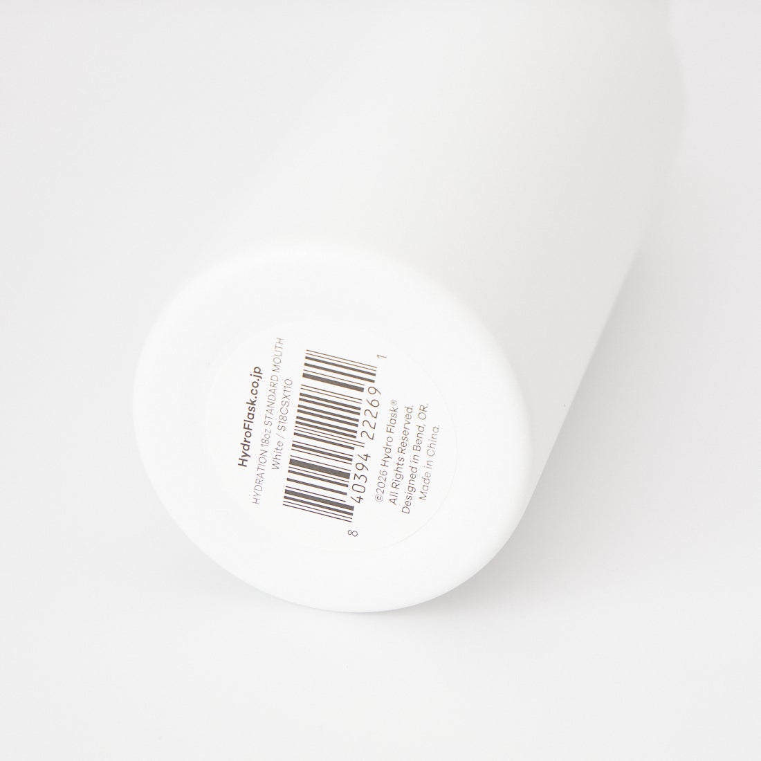 Hydro Flask [ハイドロフラスク] HYDRATION ボトル 18oz スタンダードマウス [890011] 180 WHITE