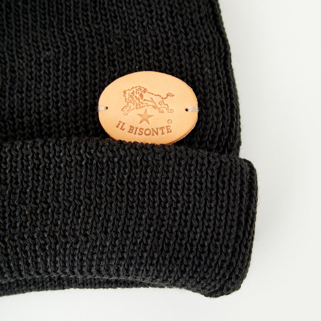IL BISONTE [イルビゾンテ] ニットキャップ [54232309180] 99 ﾌﾞﾗｯｸ
