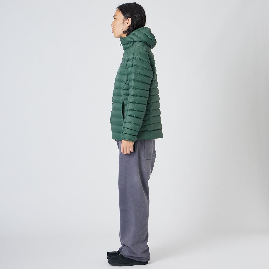 patagonia [パタゴニア] メンズ ダウン セーター フーディ [84702] TLGR &&モデル身長：175cm 着用サイズ：M&&