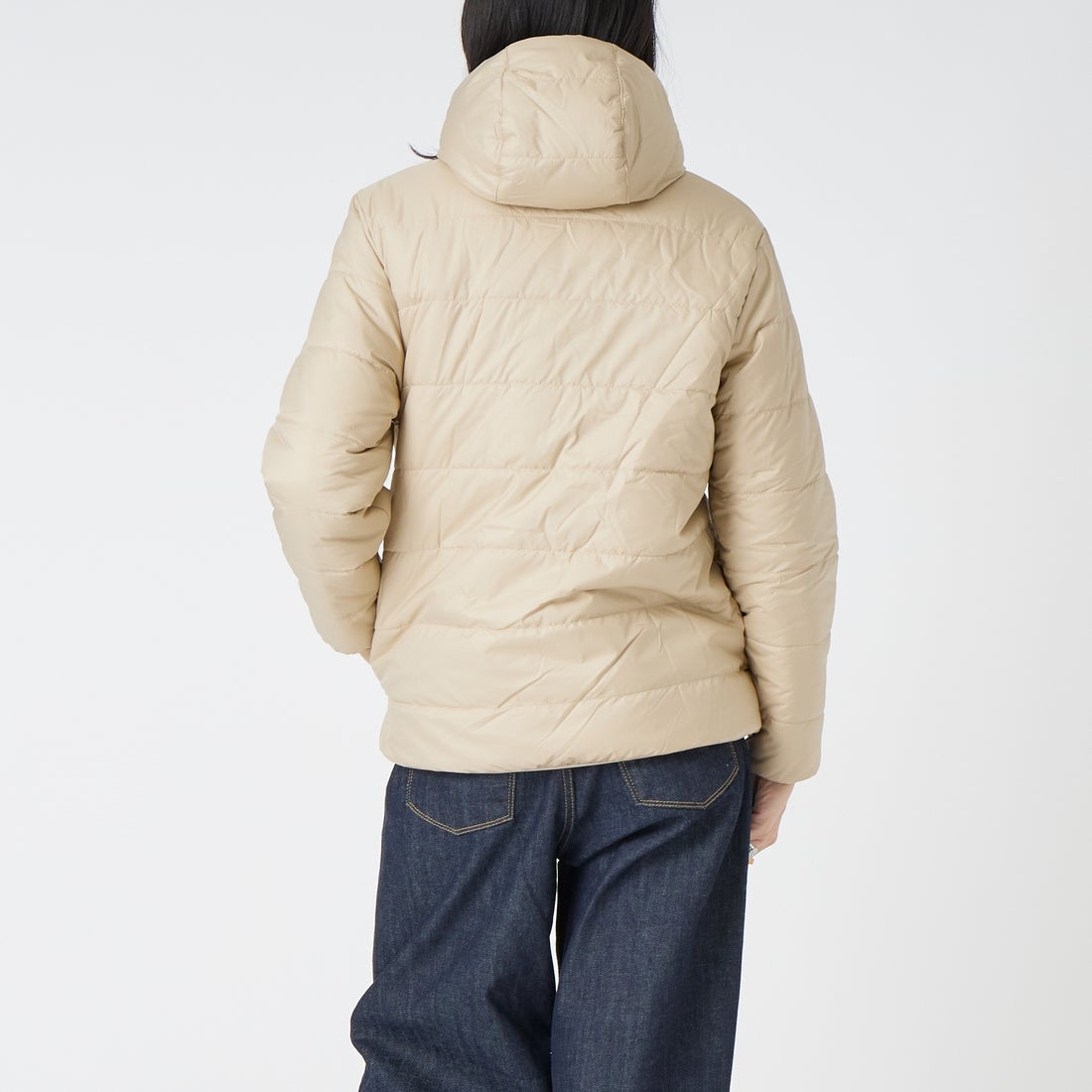 patagonia [パタゴニア] キッズ リバーシブル レディ フレディ フーディ [68095] ORTN &&モデル身長：162cm 着用サイズ：KID-XL&&
