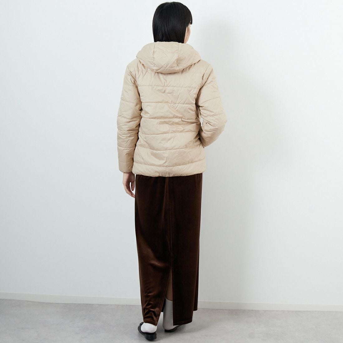 patagonia [パタゴニア] リバーシブル レディ フレディ フーディ [68095] ORTN &&モデル身長：162cm 着用サイズ：KID-XL&&