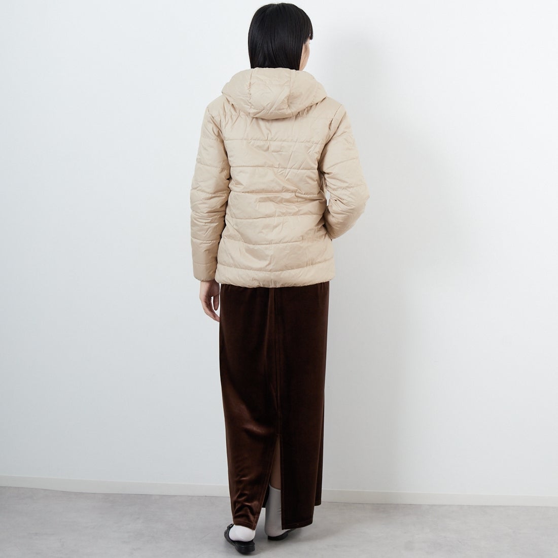 patagonia [パタゴニア] リバーシブル レディ フレディ フーディ [68095] ORTN &&モデル身長：162cm 着用サイズ：KID-XL&&