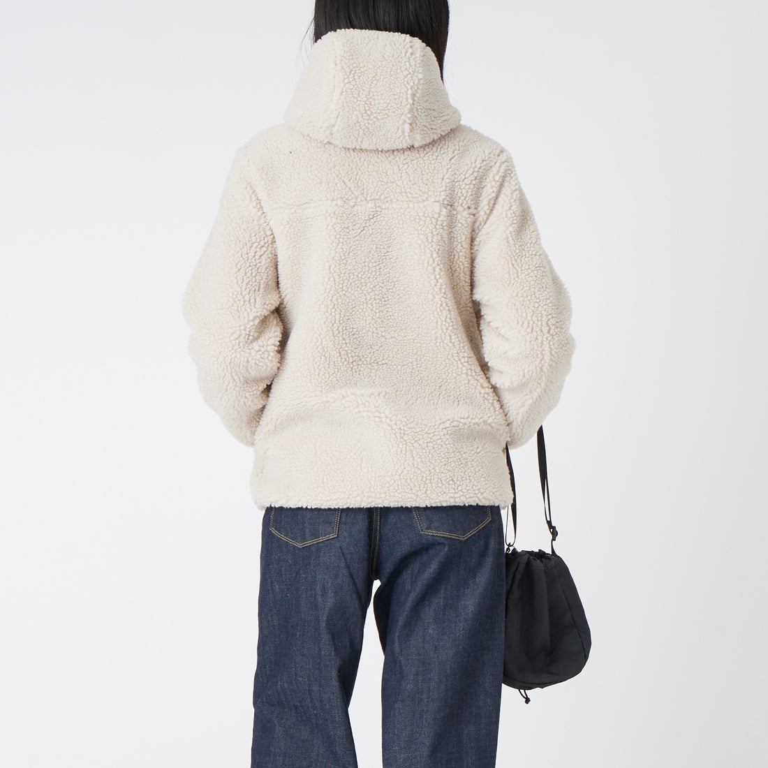 patagonia [パタゴニア] キッズ リバーシブル レディ フレディ フーディ [68095] ORTN &&モデル身長：162cm 着用サイズ：KID-XL&&