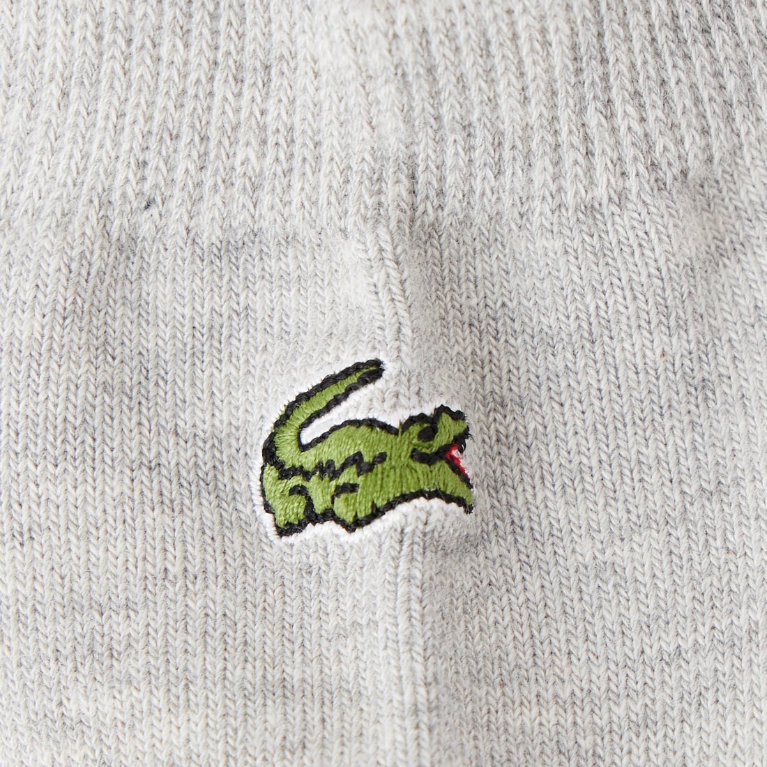LACOSTE [ラコステ] 足底パイルロゴ スニーカー丈ソックス [RAM919] 484 ARGEN