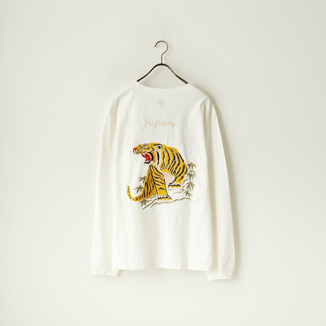 TAILOR TOYO [テーラートウヨウ] ロングスリーブTシャツTIGER [TT69298] 101 WHITE