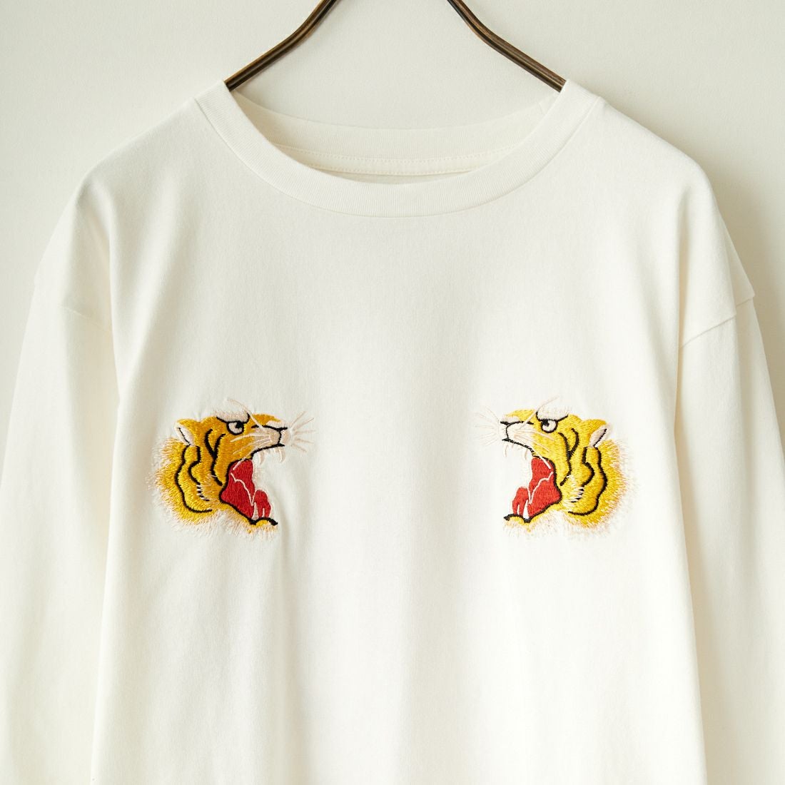 TAILOR TOYO [テーラートウヨウ] ロングスリーブTシャツTIGER [TT69298] 101 WHITE