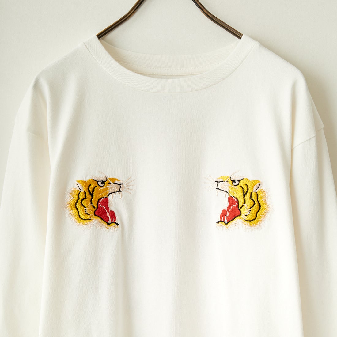 TAILOR TOYO [テーラートウヨウ] ロングスリーブTシャツTIGER [TT69298] 101 WHITE