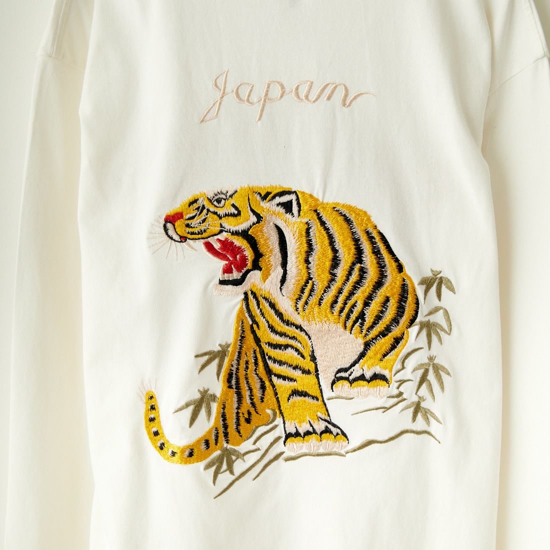 TAILOR TOYO [テーラートウヨウ] ロングスリーブTシャツTIGER [TT69298] 101 WHITE