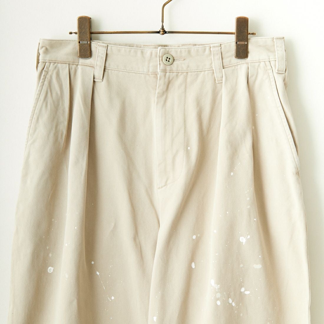 VALTA [ヴァルタ] 別注 タックワイドパンツ [VA23SS3035P-JF] 510 BEIGE