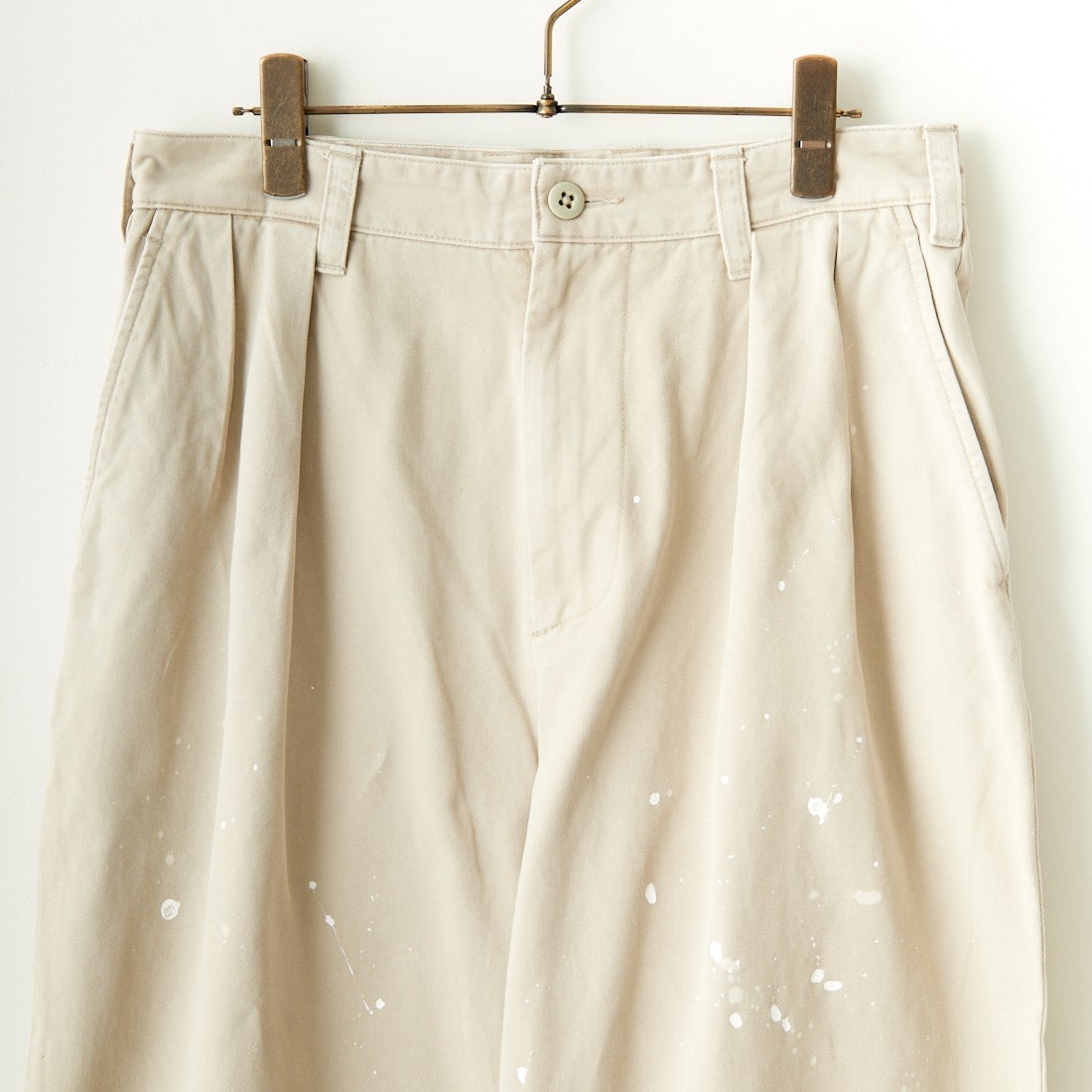 VALTA [ヴァルタ] 別注 タックワイドパンツ [VA23SS3035P-JF] 510 BEIGE