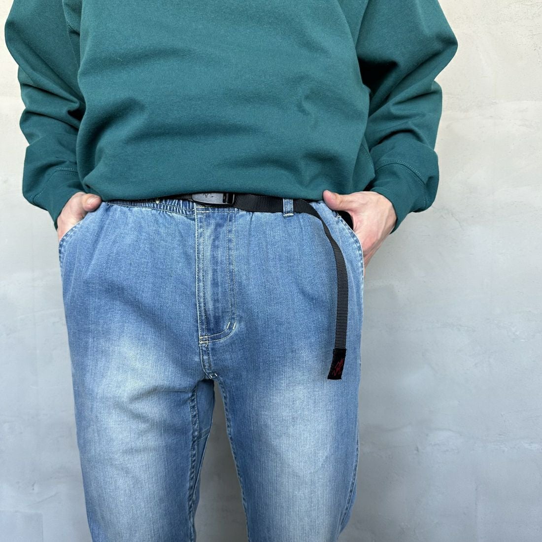 GRAMiCCi [グラミチ] ストレッチデニムNNパンツ タイトクロップド