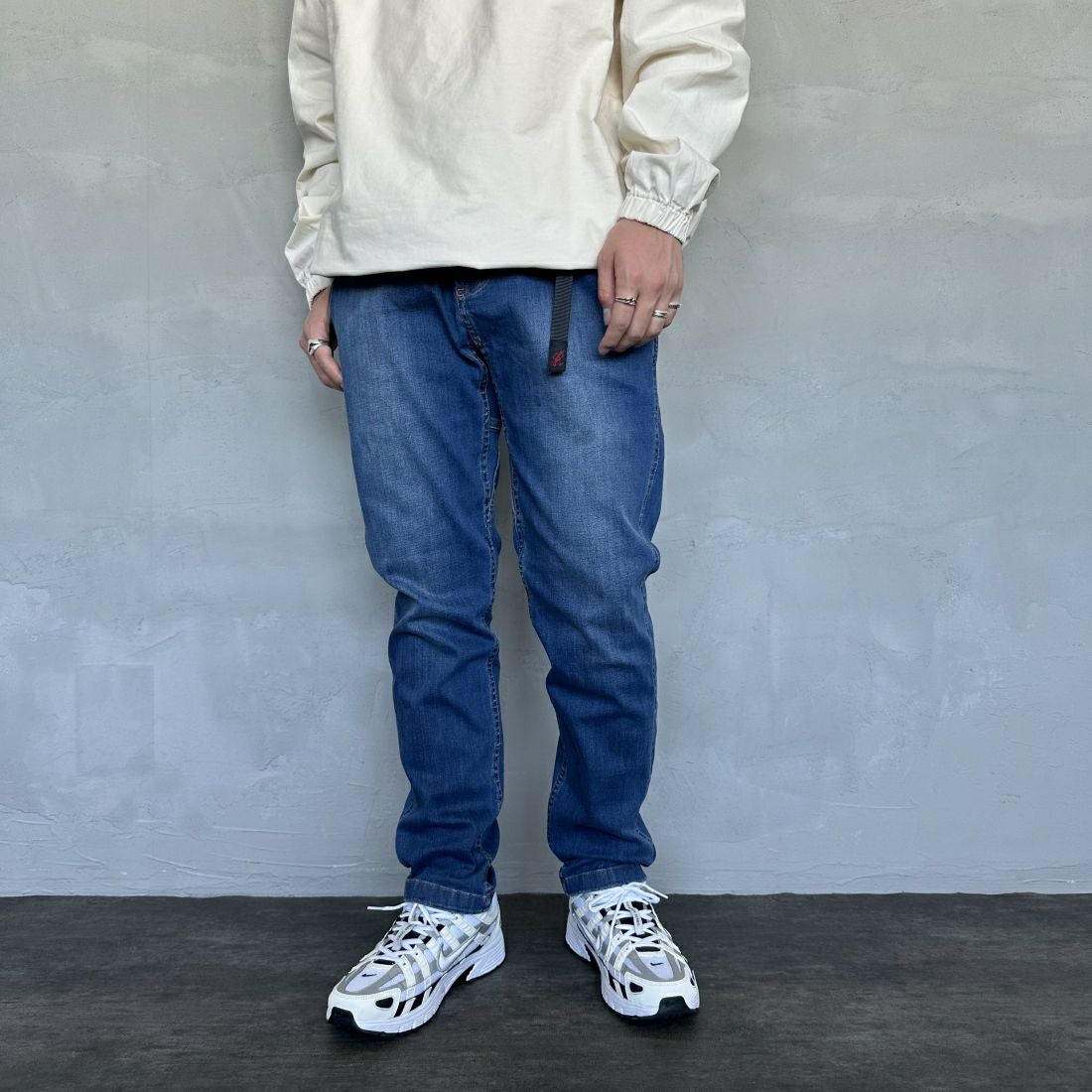 GRAMiCCi [グラミチ] ストレッチデニムNNパンツ タイトクロップド