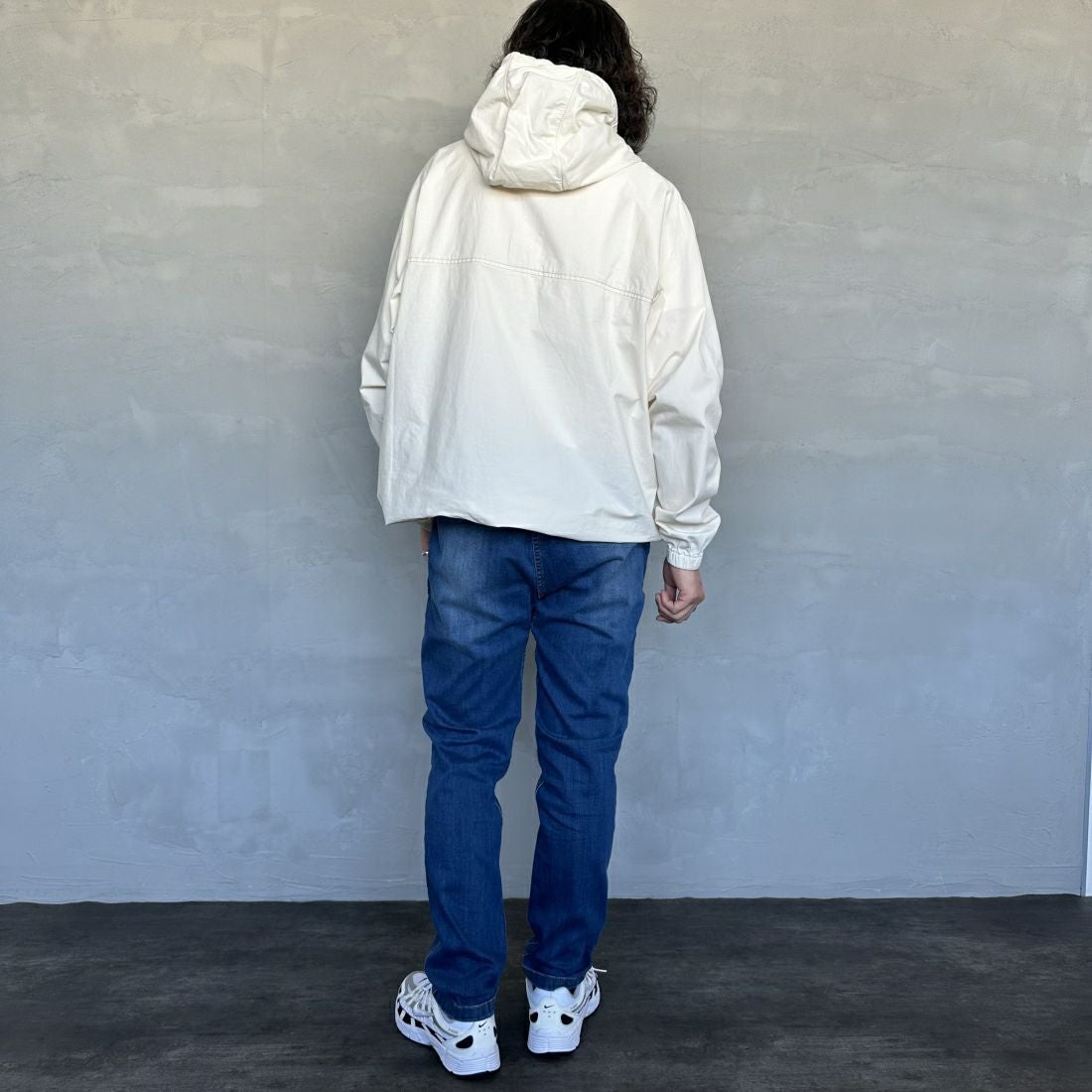 GRAMiCCi [グラミチ] ストレッチデニムNNパンツ タイトクロップド [G113-OGSD] DARK USED &&モデル身長：173cm 着用サイズ：L&&