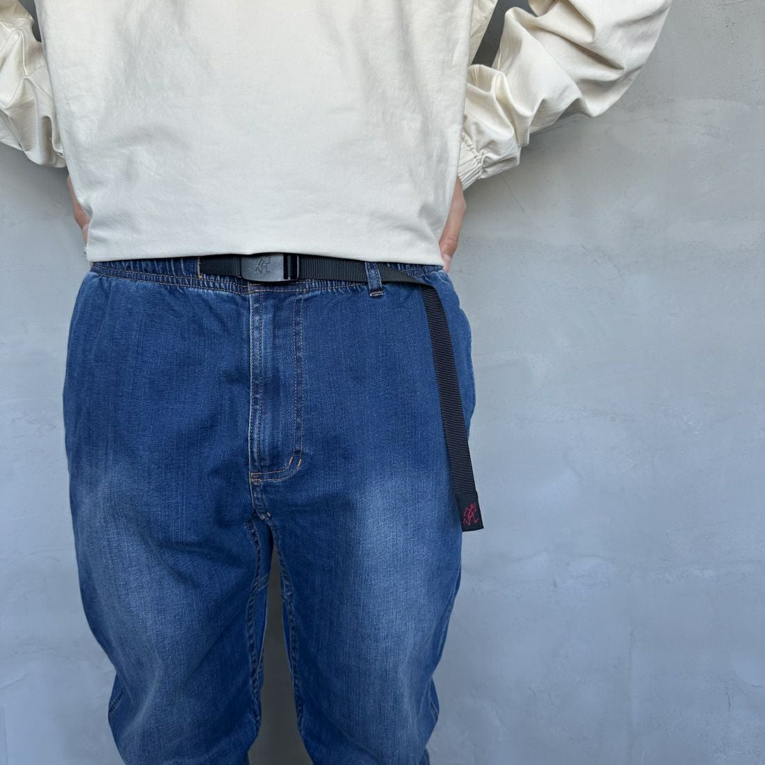 GRAMiCCi [グラミチ] ストレッチデニムNNパンツ タイトクロップド [G113-OGSD] DARK USED