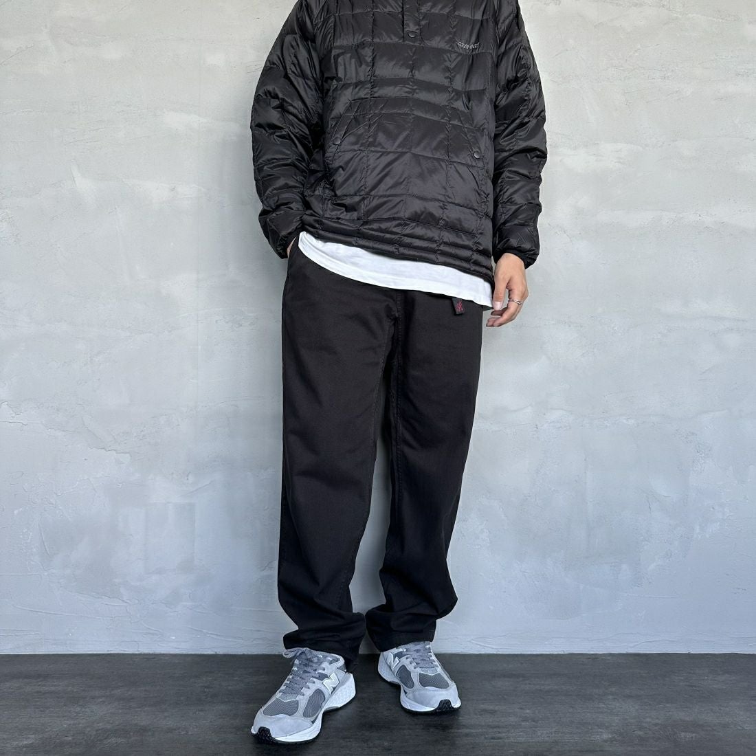 BLACK&&モデル身長：173cm 着用サイズ：M&&