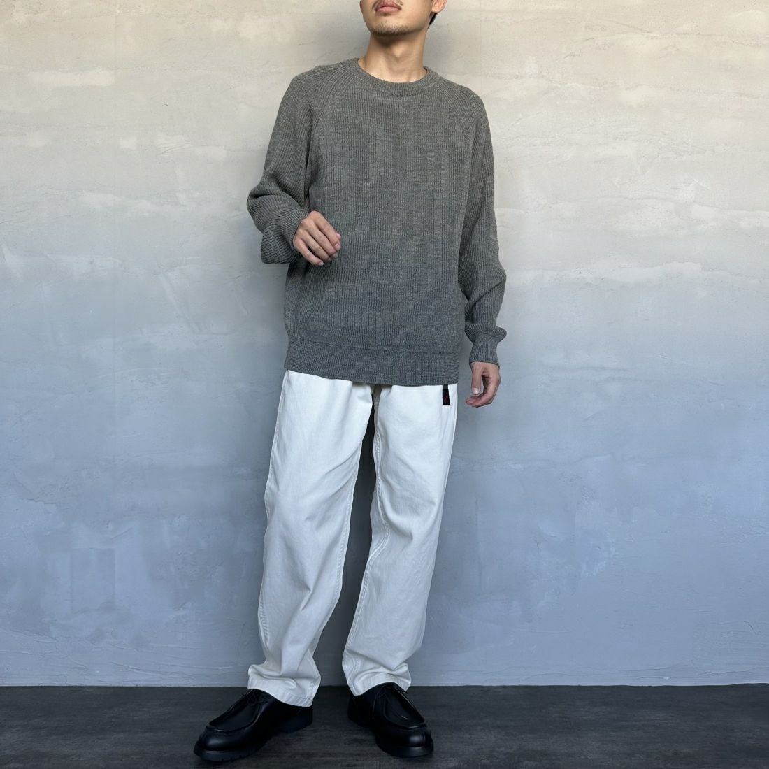 GRAMiCCi [グラミチ] グラミチパンツ [G102-OGT] GREIGE &&モデル身長：168cm 着用サイズ：L&&