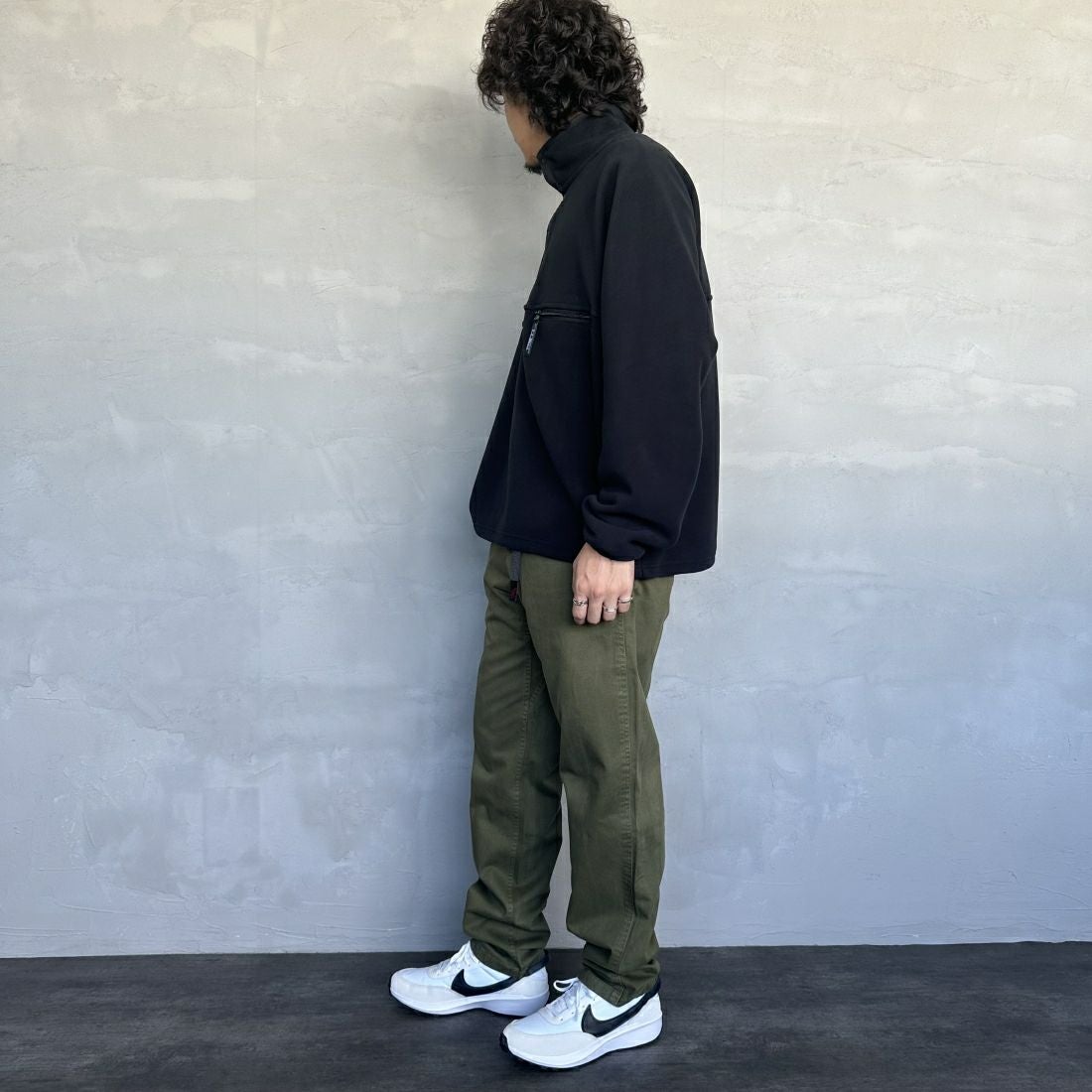 GRAMiCCi [グラミチ] グラミチパンツ [G102-OGT] OLIVE &&モデル身長：173cm 着用サイズ：M&&