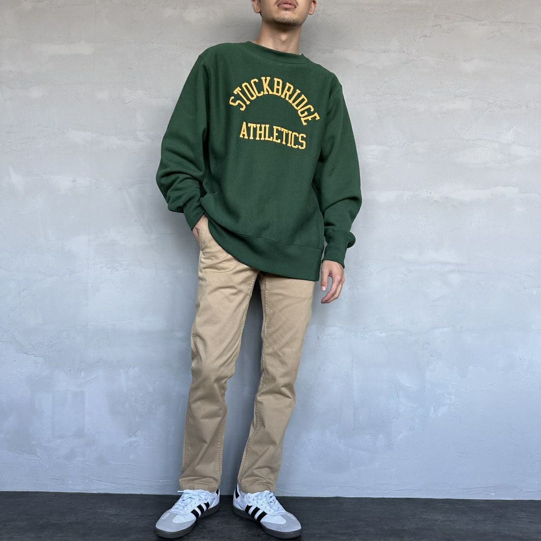 GRAMiCCi [グラミチ] NNパンツクロップド [G109-OGS] CHINO &&モデル身長：168cm 着用サイズ：S&&