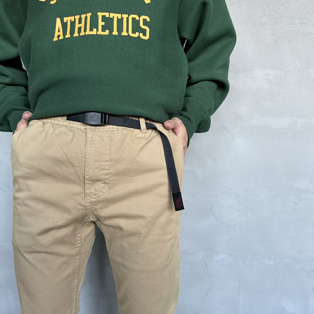 GRAMiCCi [グラミチ] NNパンツクロップド [G109-OGS] CHINO &&モデル身長：168cm 着用サイズ：S&&