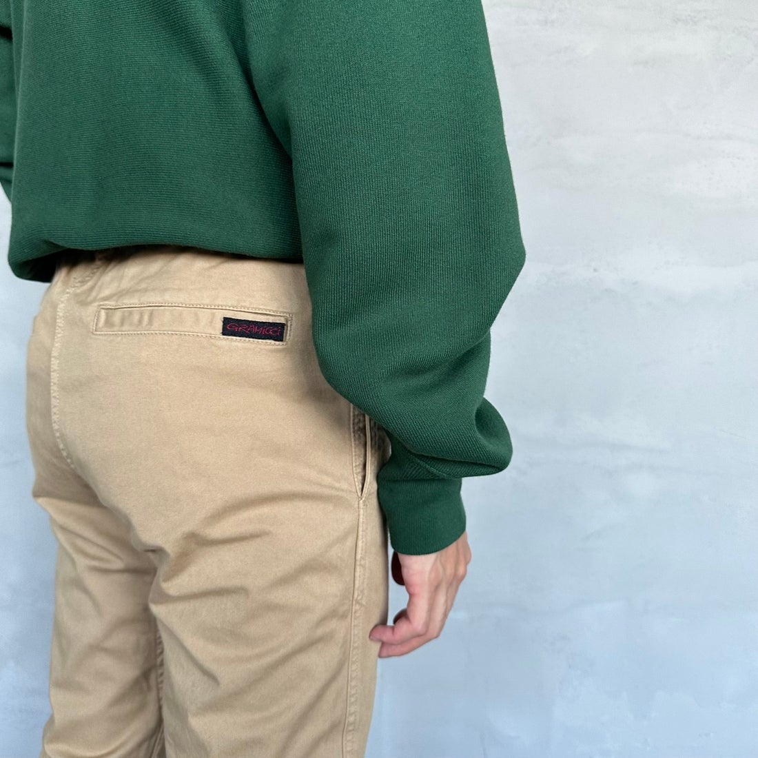 GRAMiCCi [グラミチ] NNパンツクロップド [G109-OGS] CHINO &&モデル身長：168cm 着用サイズ：S&&