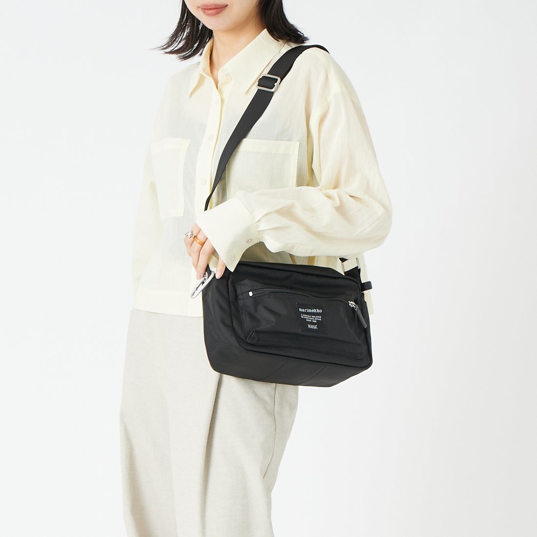 marimekko [マリメッコ] My Things ショルダーバッグ [52239-2-92519] 99 ﾌﾞﾗｯｸ
