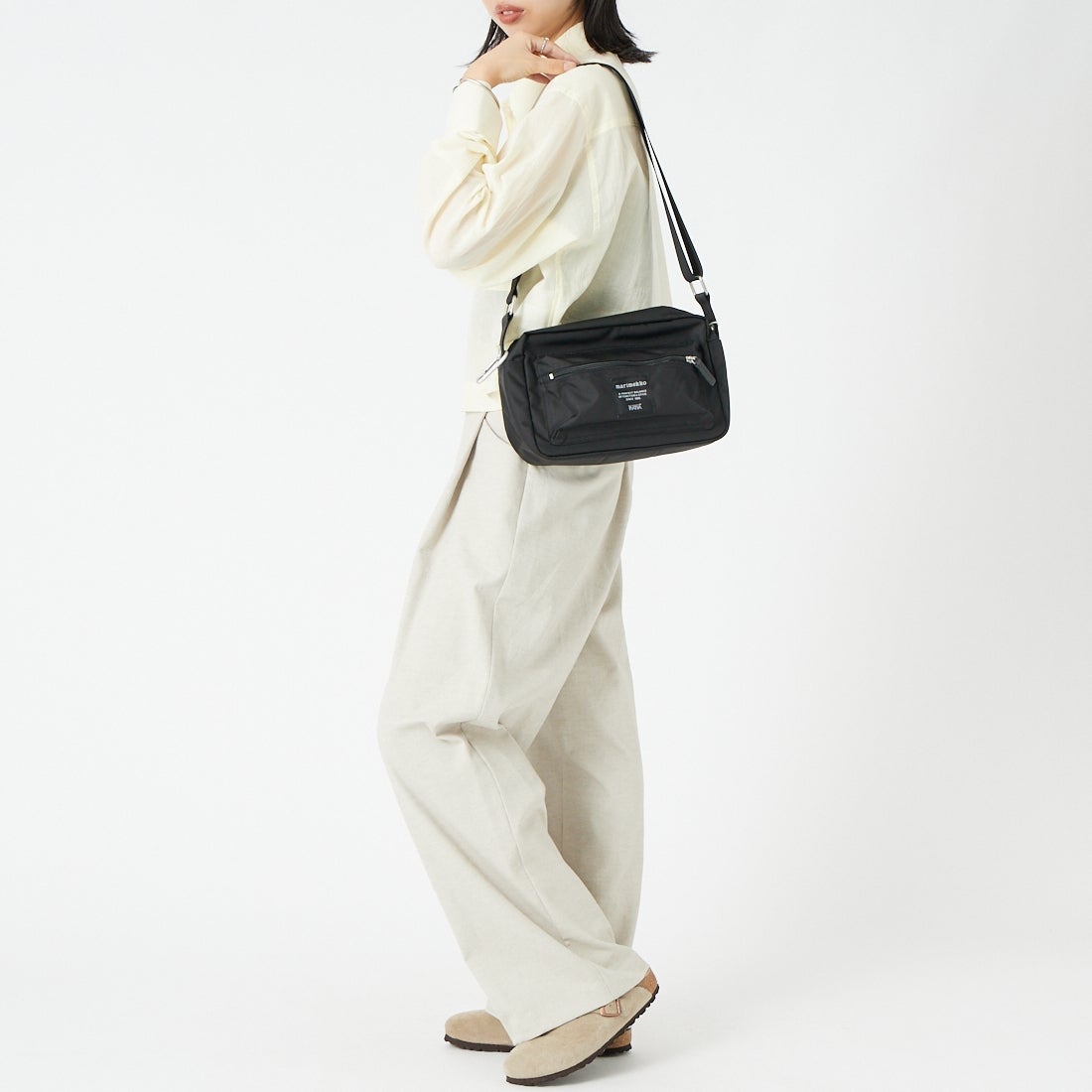 marimekko [マリメッコ] My Things ショルダーバッグ [52239-2-92519] 99 ﾌﾞﾗｯｸ