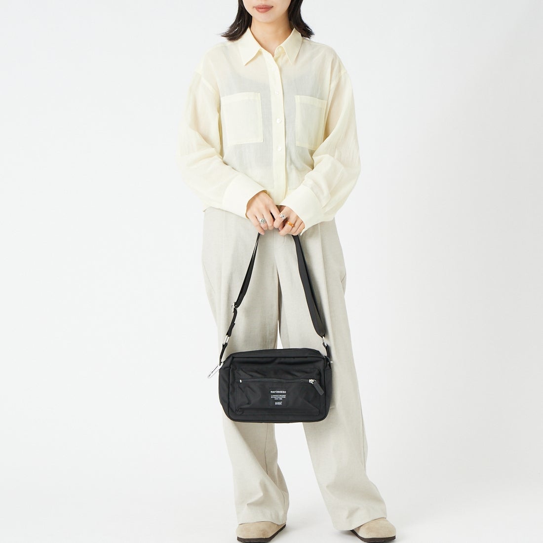 marimekko [マリメッコ] My Things ショルダーバッグ [52239-2-92519] 99 ﾌﾞﾗｯｸ