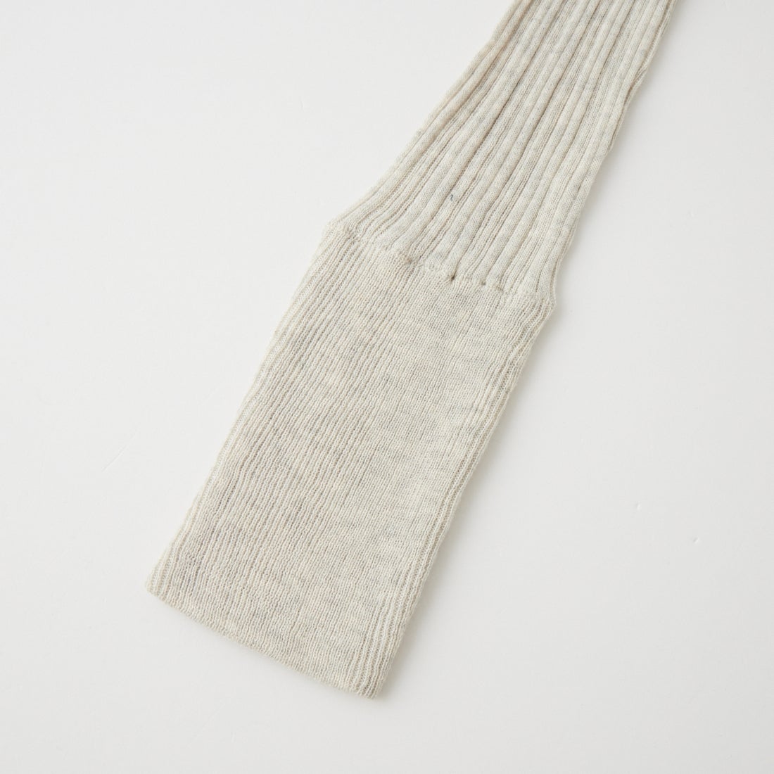 tumugu: [ツムグ] ランダムリブUネックニット [TK9407A] 03 OATMEAL