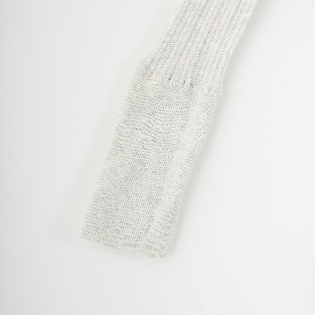 tumugu: [ツムグ] Uネック ランダムリブニット [TK9407A] 03 OATMEAL