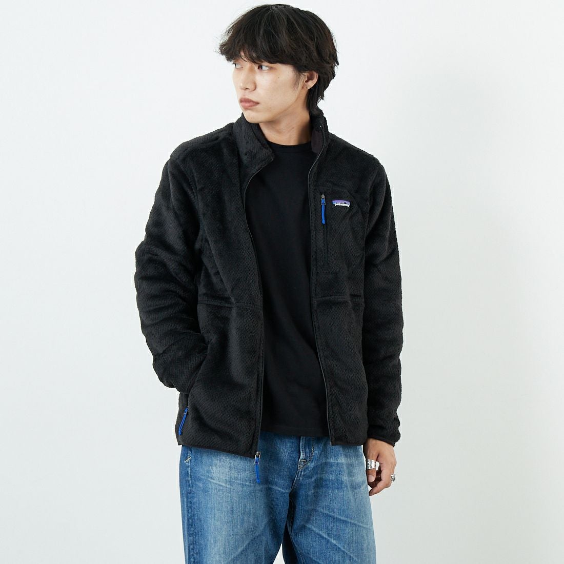 patagonia [パタゴニア] メンズ リツールジャケット [26435] BLK &&モデル身長：179cm 着用サイズ：M&&