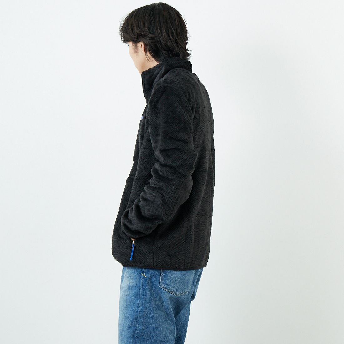 patagonia [パタゴニア] メンズ リツールジャケット [26435] BLK &&モデル身長：179cm 着用サイズ：M&&