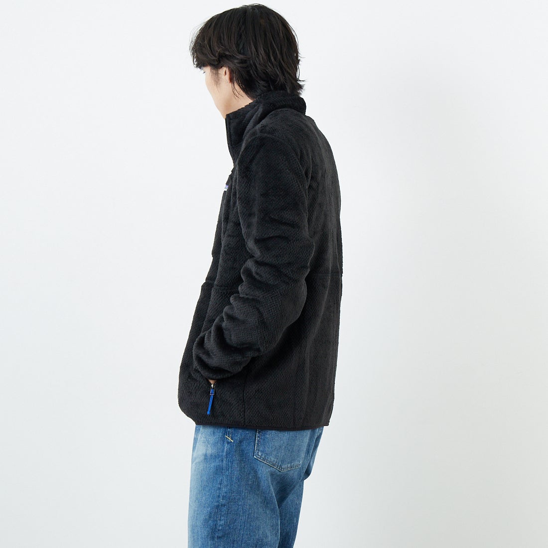patagonia [パタゴニア] メンズ リツールジャケット [26435] BLK &&モデル身長：179cm 着用サイズ：M&&