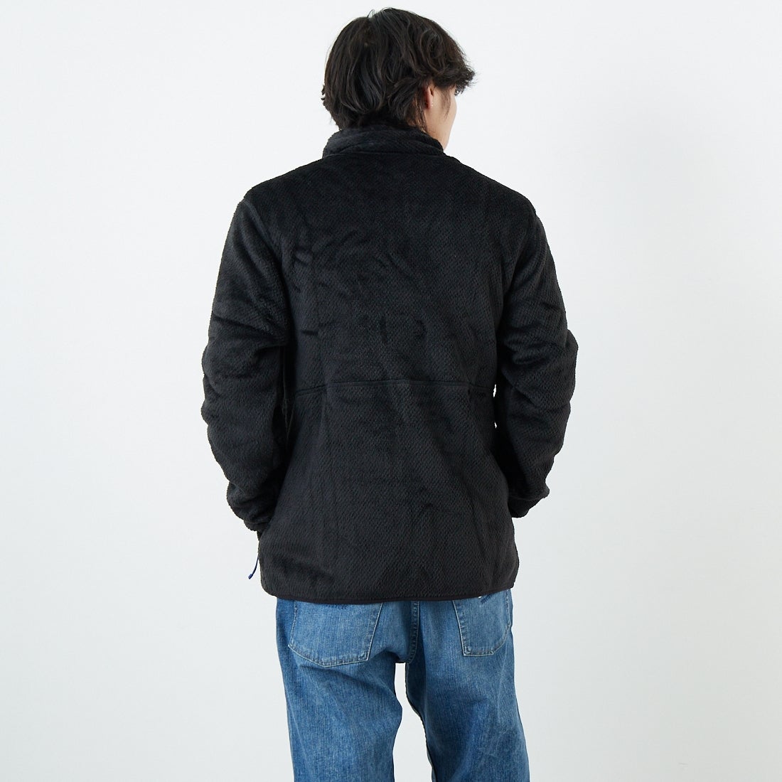 patagonia [パタゴニア] メンズ リツールジャケット [26435] BLK &&モデル身長：179cm 着用サイズ：M&&