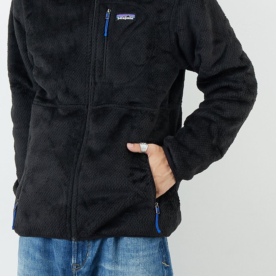 patagonia [パタゴニア] メンズ リツールジャケット [26435] BLK &&モデル身長：179cm 着用サイズ：M&&