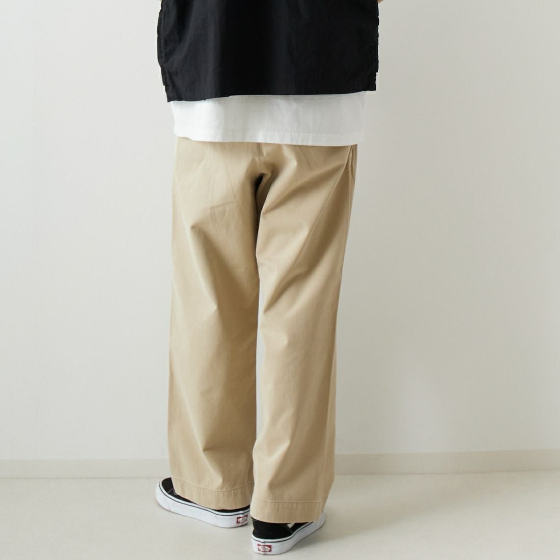 orSlow [オアスロウ] ヴィンテージアーミートラウザーチノパン [03-V5361] 40S KHAKI &&モデル身長：182cm 着用サイズ：1&&