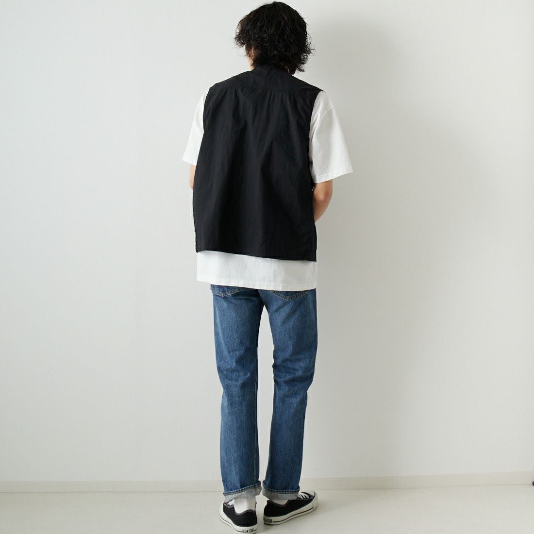 orSlow [オアスロウ] 107アイビーフィットデニム [01-0107] 84 2 YEAR &&モデル身長：182cm 着用サイズ：1&&