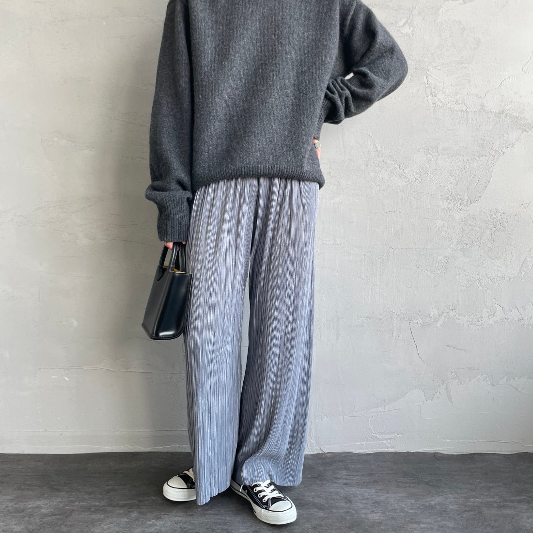 ｸﾞﾚｰ&&モデル身長：158cm　着用サイズ：F&&