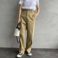41 BEIGE&&モデル身長：160cm 着用サイズ：32&&