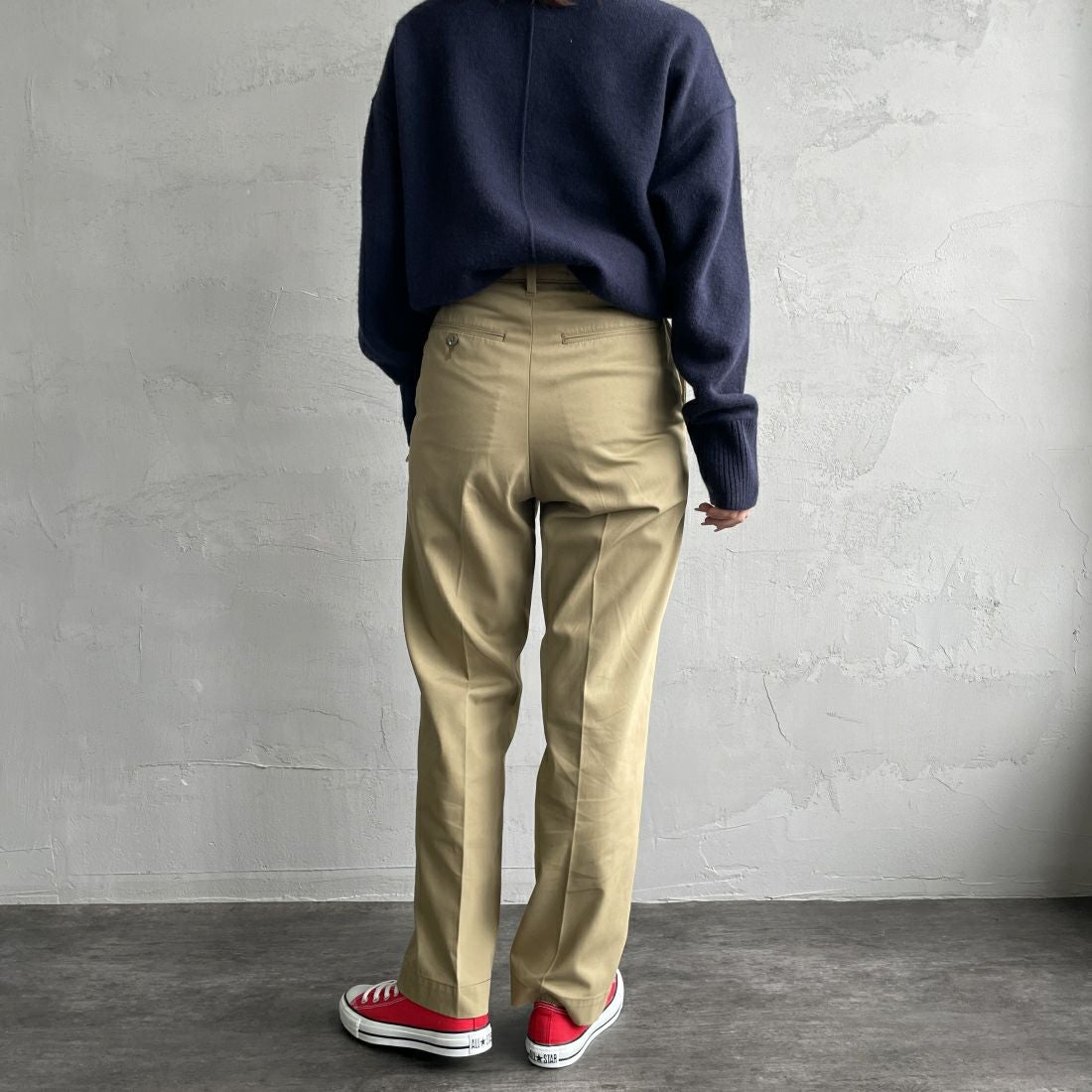 THE SHINZONE [ザ シンゾーン] ウォッシュド ハイウエストチノパン