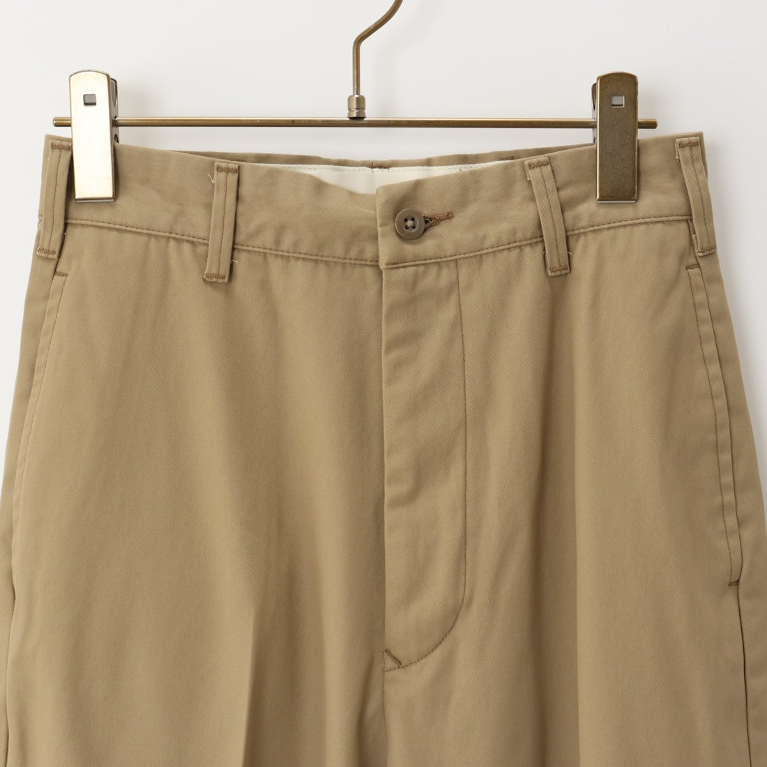 THE SHINZONE [ザ シンゾーン] ウォッシュド ハイウエストチノパン [23MMSPA07] 41 BEIGE