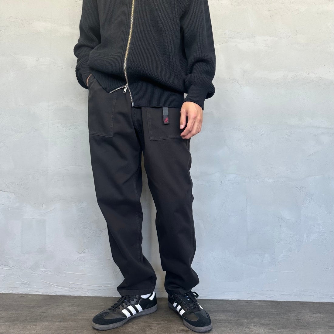 BLACK&&モデル身長：167cm 着用サイズ：M&&