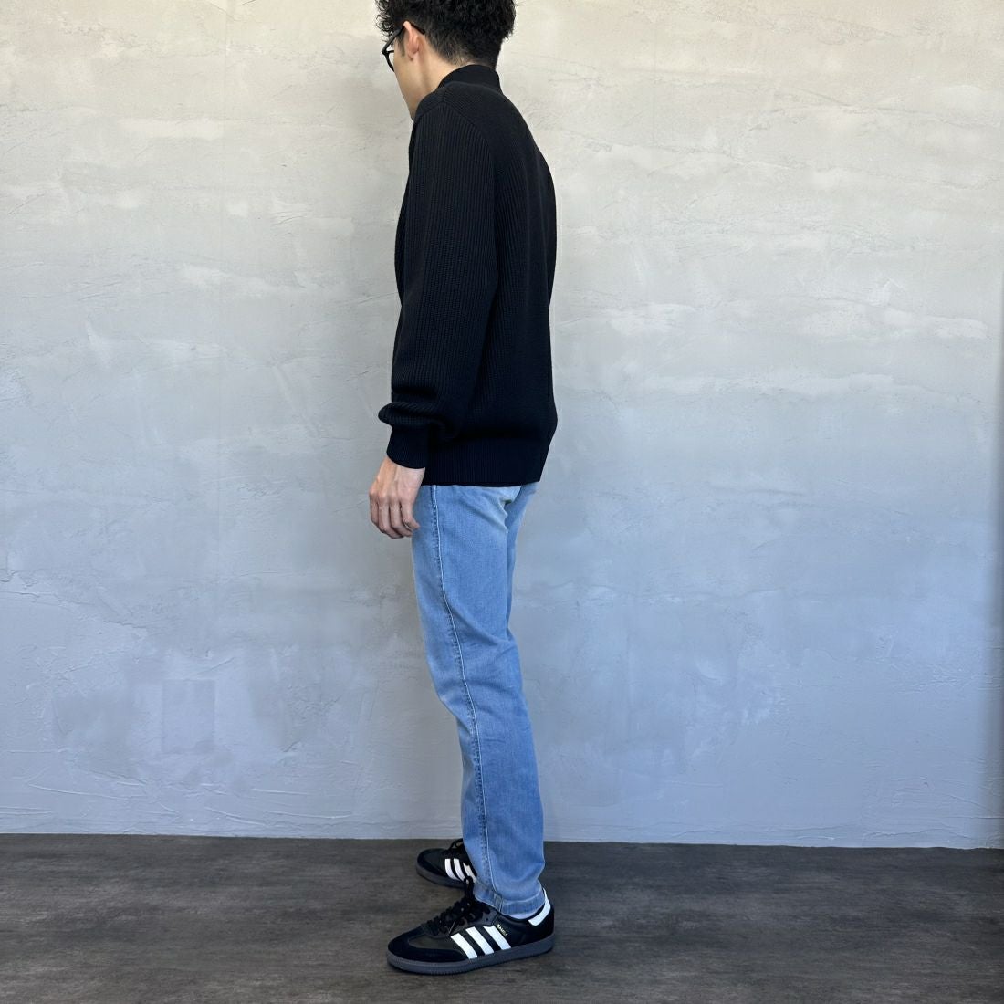 GRAMiCCi [グラミチ] ストレッチデニムNNパンツ クロップド [G112-OGSD] MEDIUM USE &&モデル身長：168cm 着用サイズ：S&&