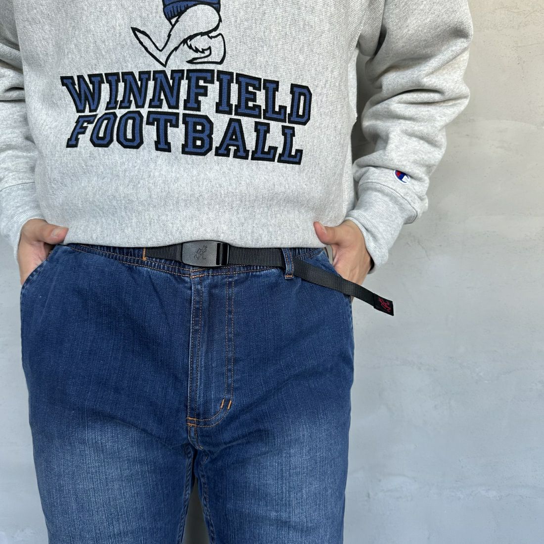 GRAMiCCi [グラミチ] ストレッチデニムNNパンツ クロップド [G112-OGSD] DARK USED