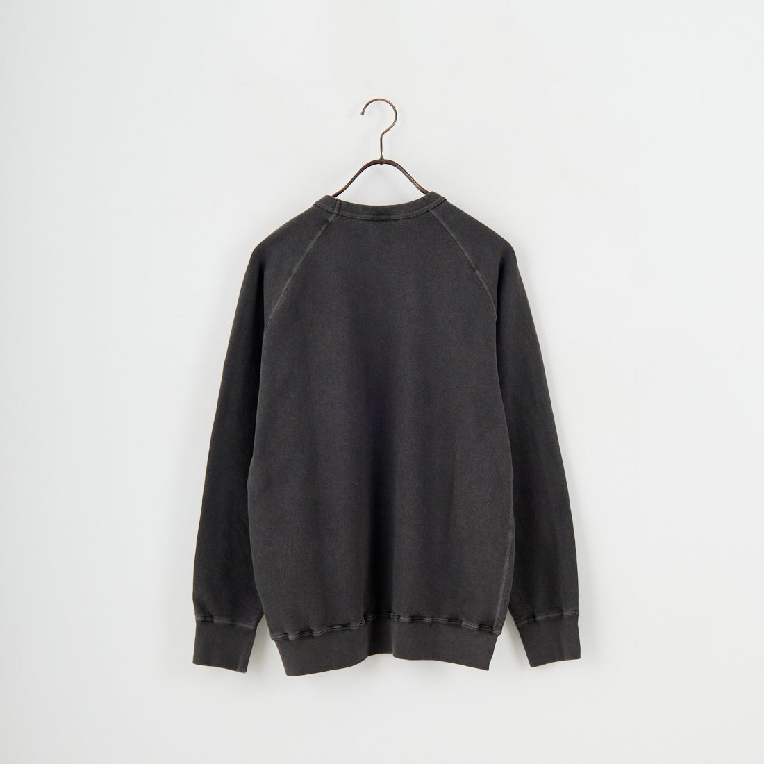 Good On [グッドオン] ラグランクルーネックスウェット [GOBW-101] P-BLACK