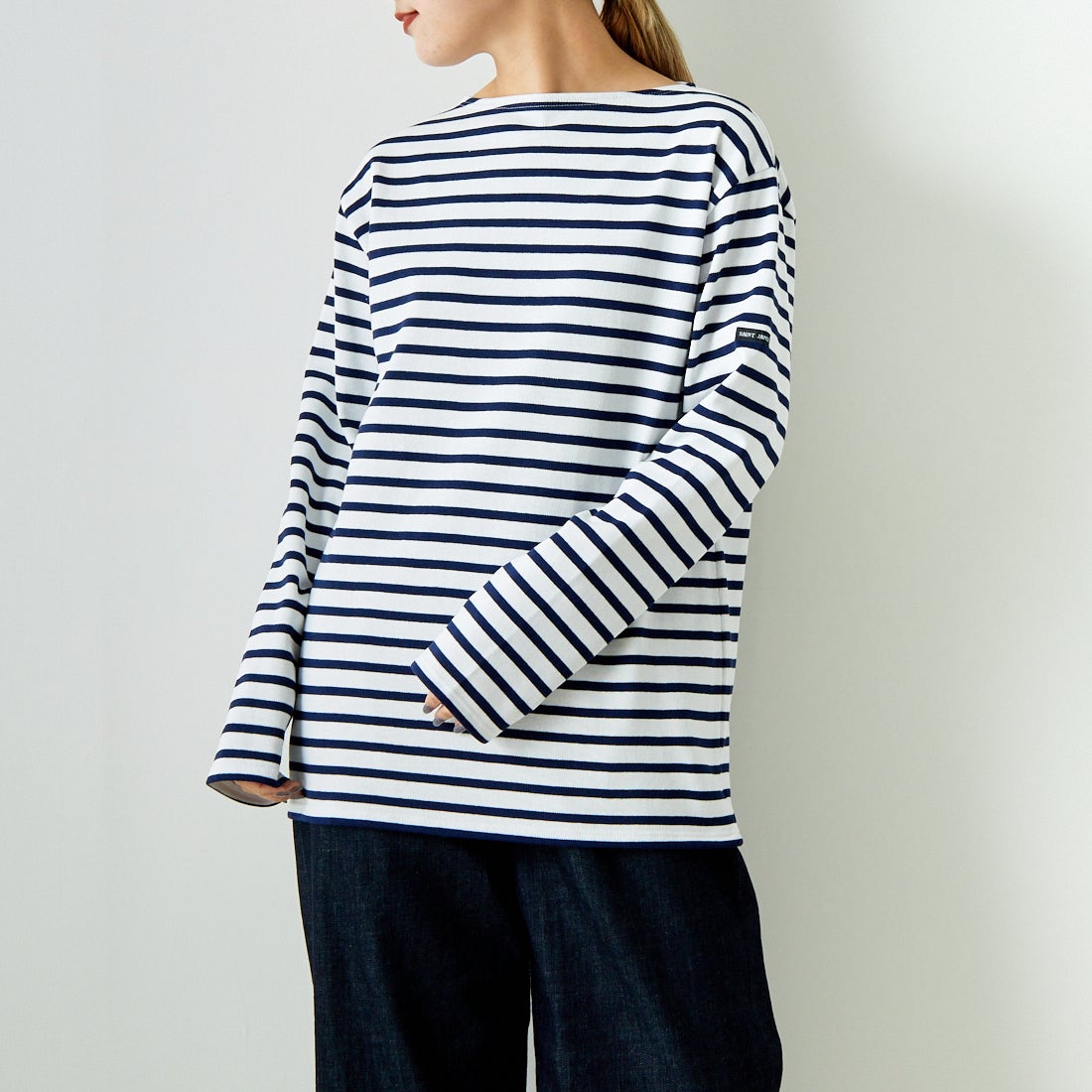 ST.JAMES [セントジェームス] ウェッソン バスクボーダー長袖Tシャツ